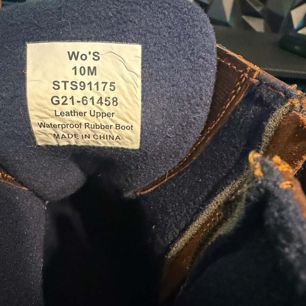 Sperry Ankle Boots in Brown and Blue - Picture 5 of 10